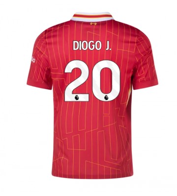 Liverpool Diogo Jota #20 Replica Home Stadium Shirt 2024-25 Short Sleeve